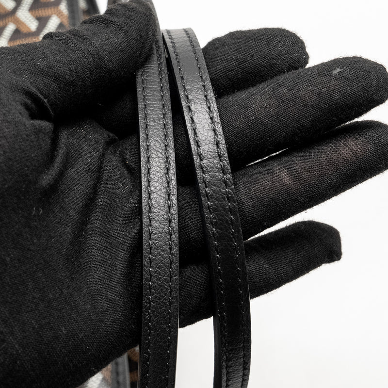 Goyard Artois PM Tote Bag Goyardline Canvas Black SHW