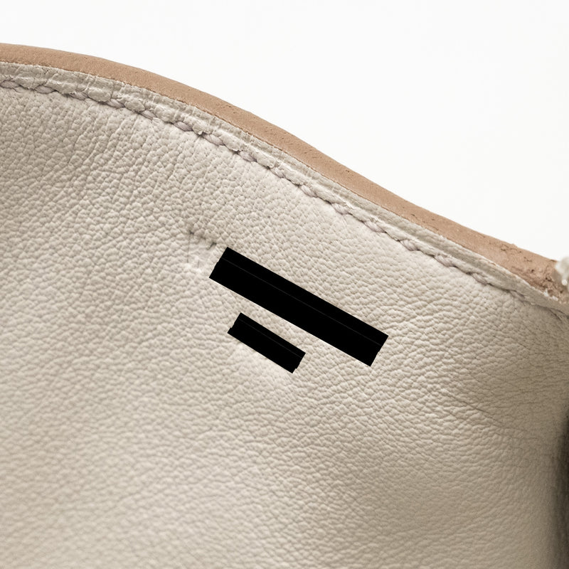 Hermes Mini Lindy Clemence Mauve Pale SHW stamp W
