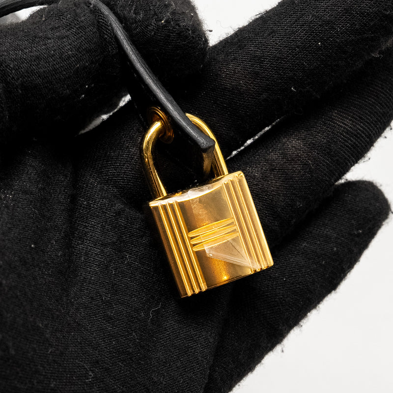 Hermes Picotin 22 Lock Bag Clemence Black GHW Stamp U