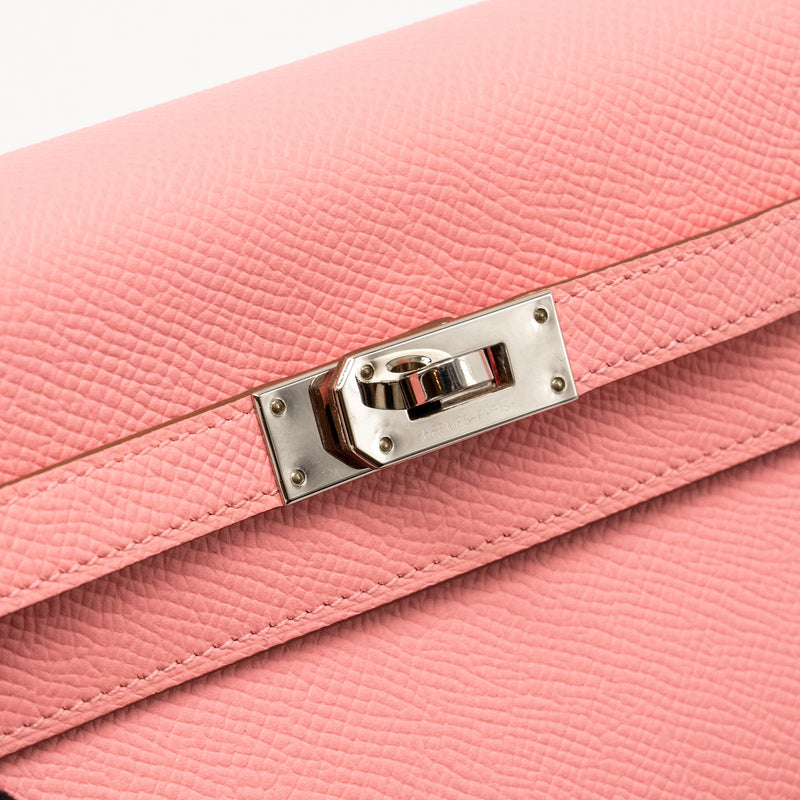 Hermes Kelly To Go Epsom 1Q Rose Confetti SHW Stamp Z