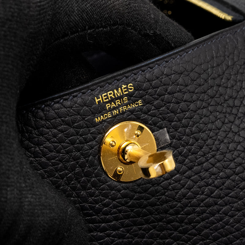 Hermes Mini Lindy Clemence Caban GHW Stamp U