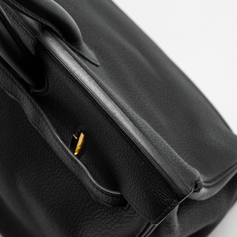 Hermes Birkin 35 Togo Black GHW Stamp Square O