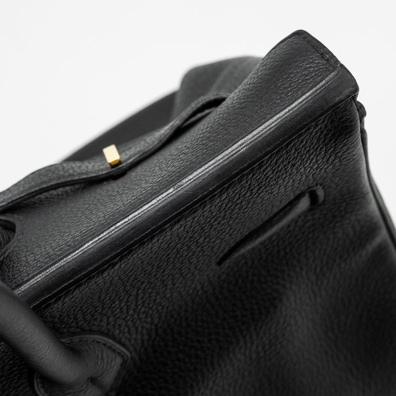 Hermes Birkin 35 Togo Black GHW Stamp Square O