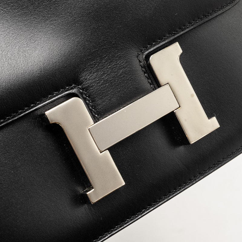 Hermes Mini Constance Box Black SHW Stamp Y