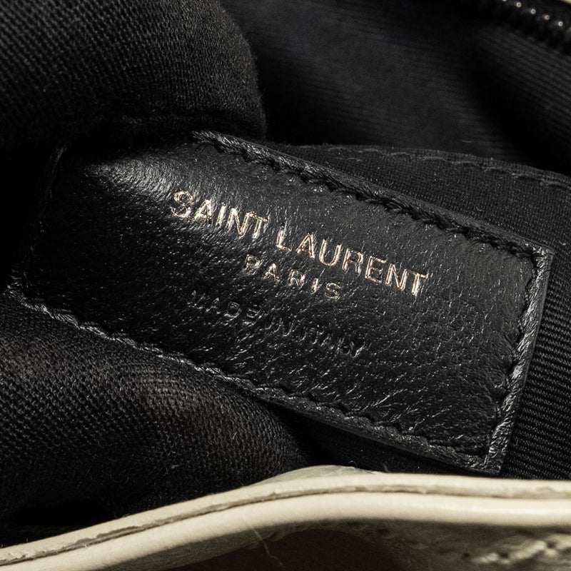 Saint Laurent/ YSL Medium Niki Calfskin White SHW