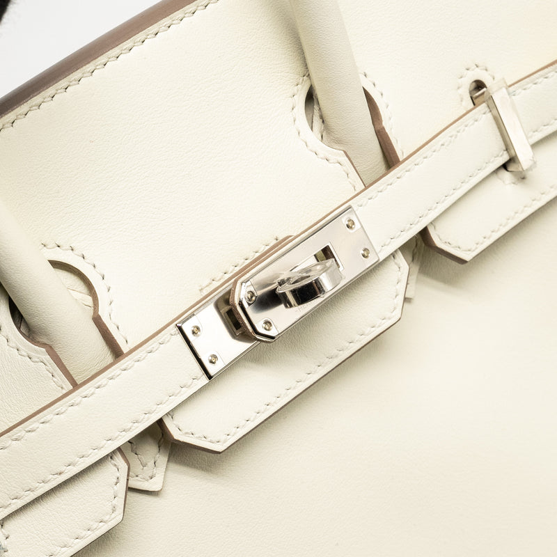 Hermes birkin 25 Swift Mushroom SHW stamp B
