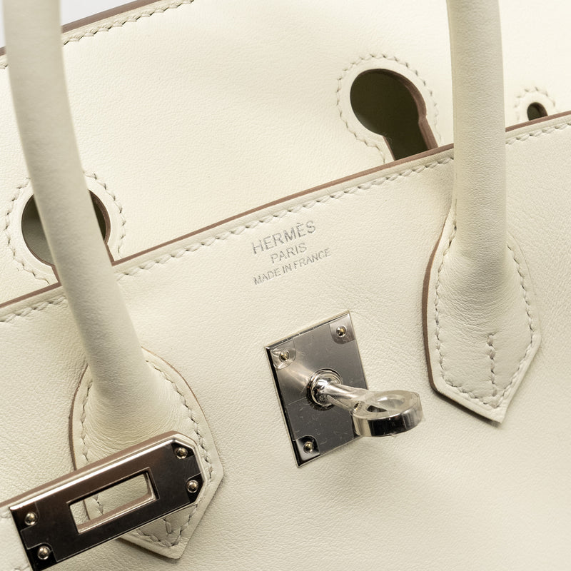 Hermes birkin 25 Swift Mushroom SHW stamp B
