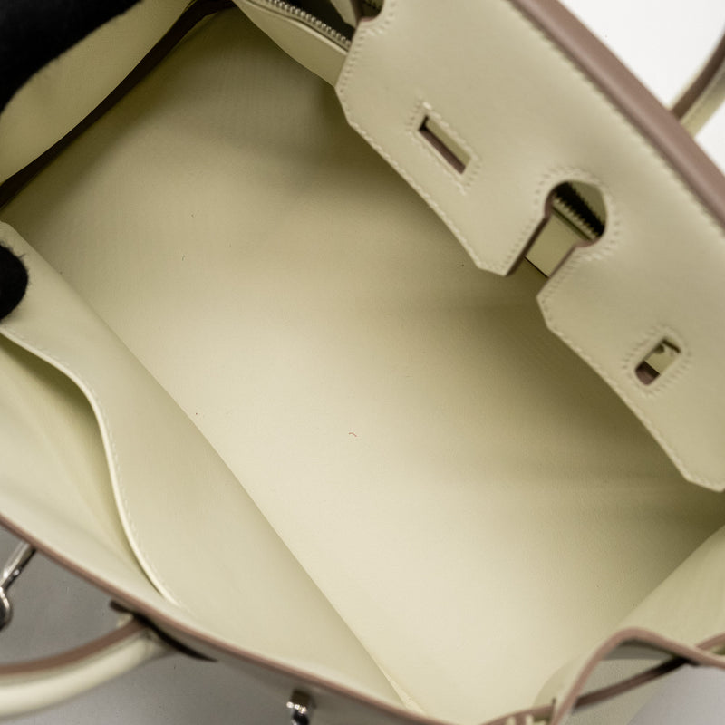 Hermes birkin 25 Swift Mushroom SHW stamp B