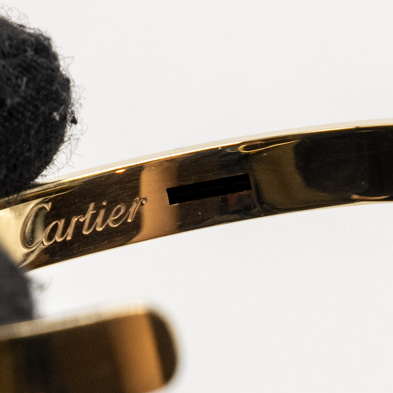 Cartier size 17 love bracelet Yellow gold, 1 diamond