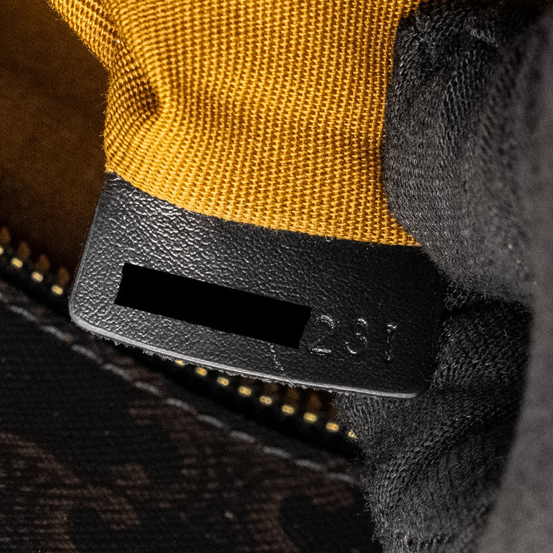 Celine Vertical Cabas in Triomphe Canvas Black / Multicolour GHW