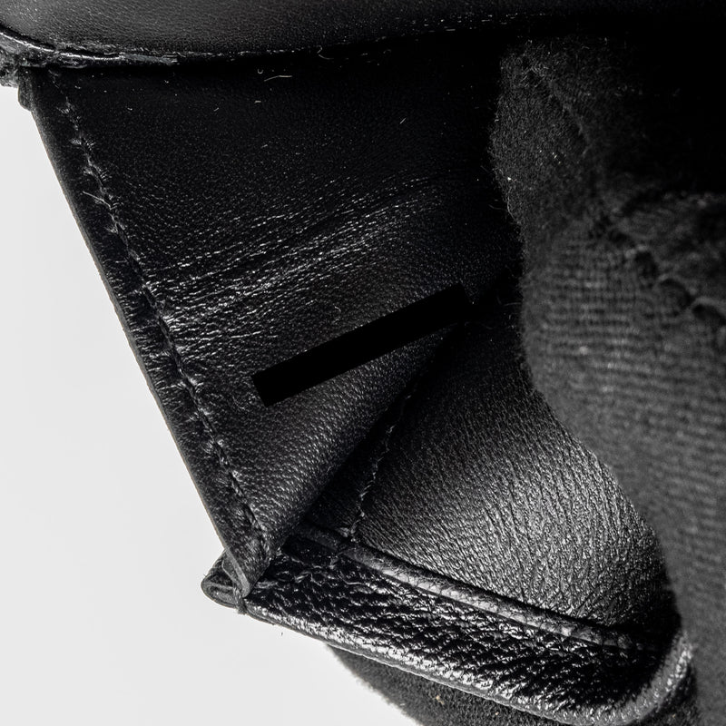 HERMES Jige Elan 29 Chèvre Chandra Black Stamp C
