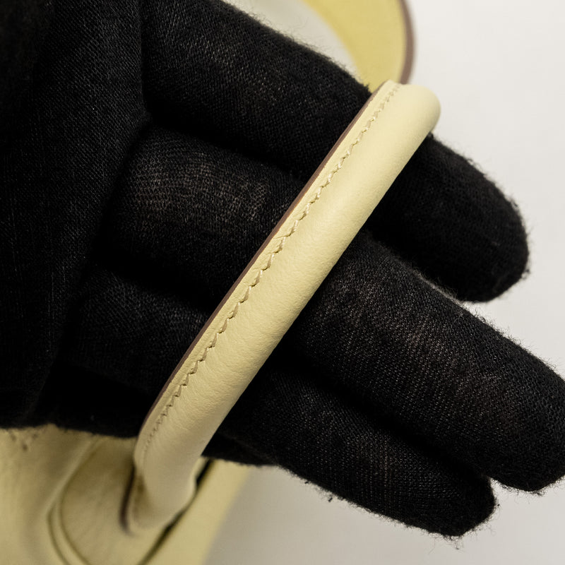 Hermes Mini Lindy II Clemence Jaune Milton SHW Stamp W