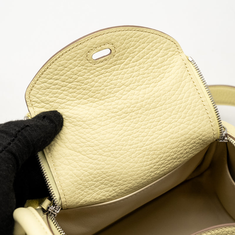 Hermes Mini Lindy II Clemence Jaune Milton SHW Stamp W