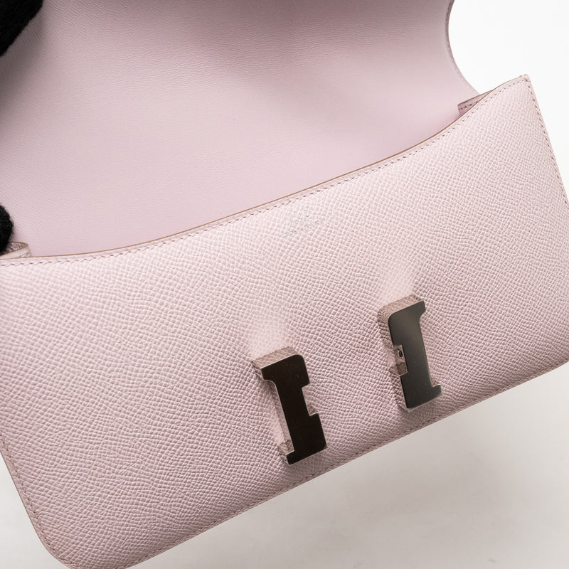 Hermes Constance Elan Epsom 09 Mauve Pale SHW Stamp W
