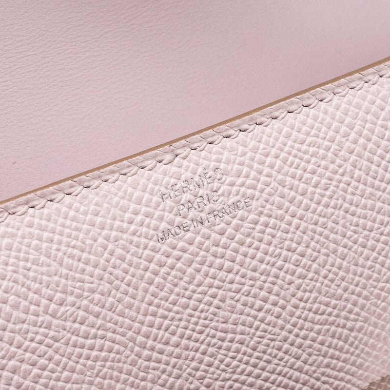 Hermes Constance Elan Epsom 09 Mauve Pale SHW Stamp W