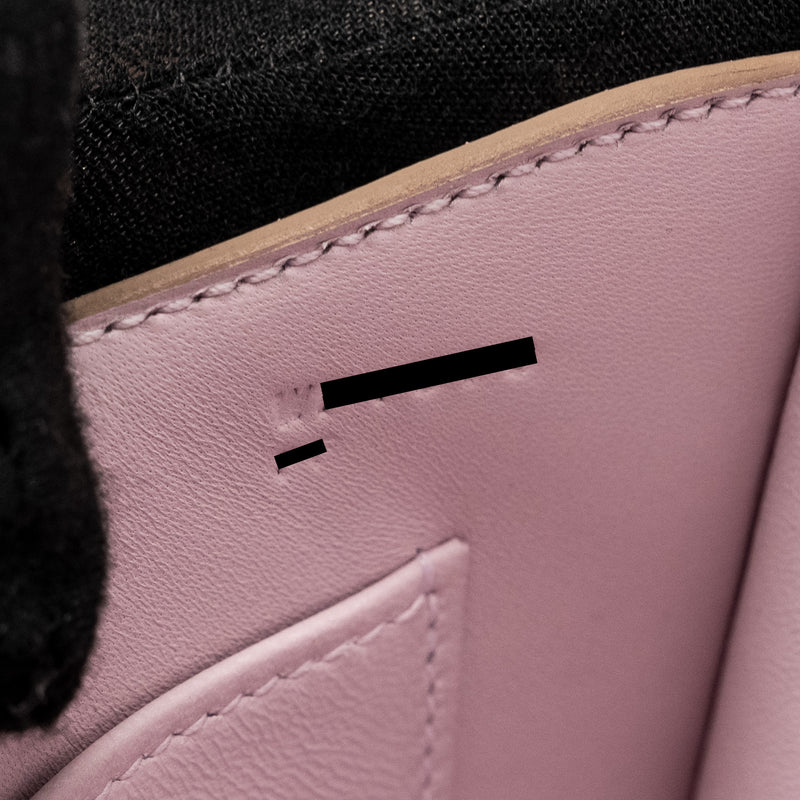 Hermes Constance Elan Epsom 09 Mauve Pale SHW Stamp W