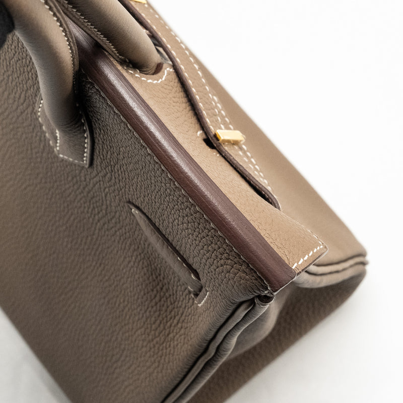 Hermes Birkin 30 Togo Etoupe GHW Stamp C