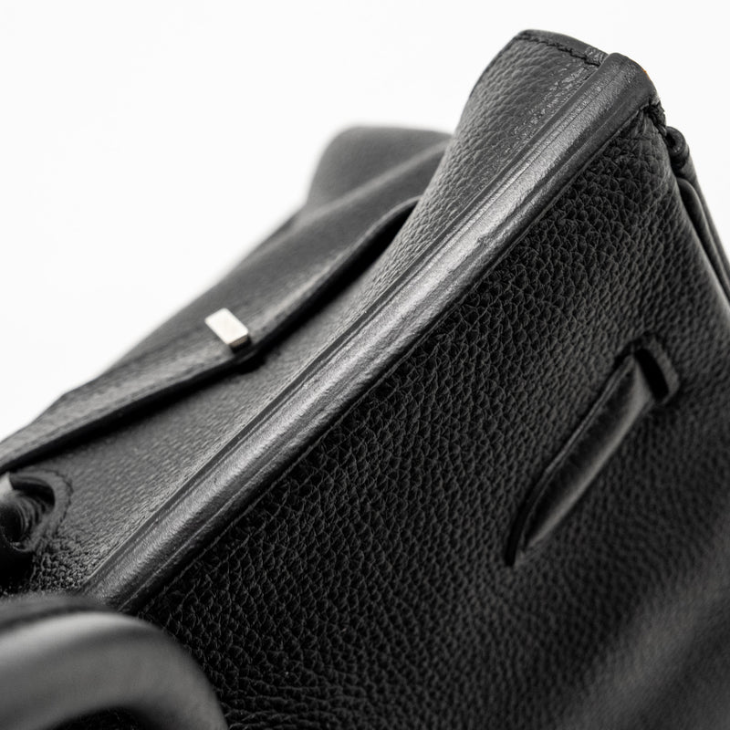 Hermes Birkin 35 Togo Black SHW STAMP Square R