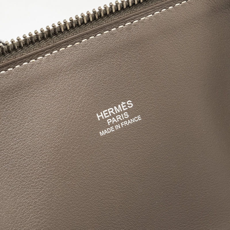 Hermes Bolide Relax Swift Etoupe SHW Stamp Square Q
