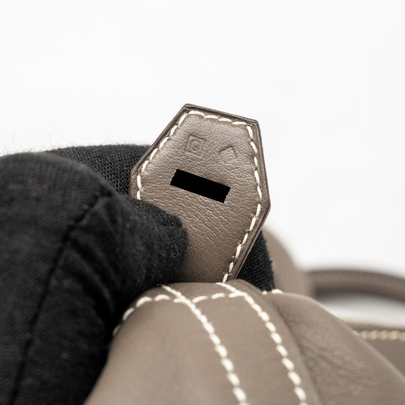 Hermes Bolide Relax Swift Etoupe SHW Stamp Square Q