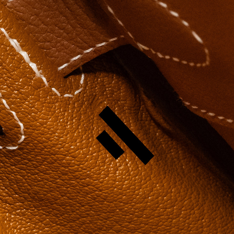 HERMES KELLY Messenger PM Bag Evercolor Gold SHW Stamp W