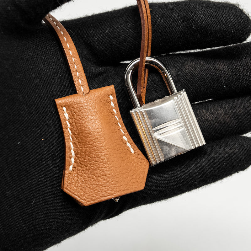 HERMES KELLY Messenger PM Bag Evercolor Gold SHW Stamp W