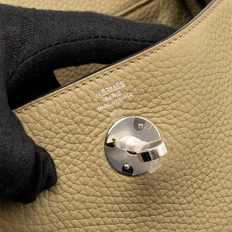Hermes Lindy 26 Clemence Beige Marfa SHW Stamp W