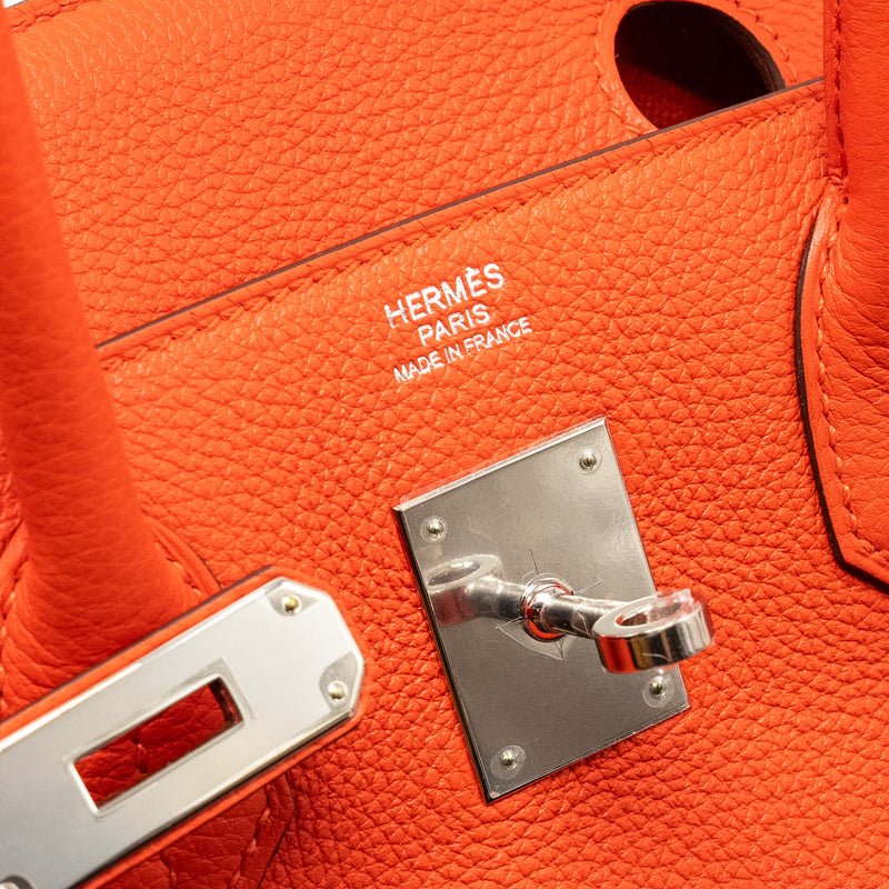 Hermes Birkin 30 Togo Capucine SHW Stamp Y
