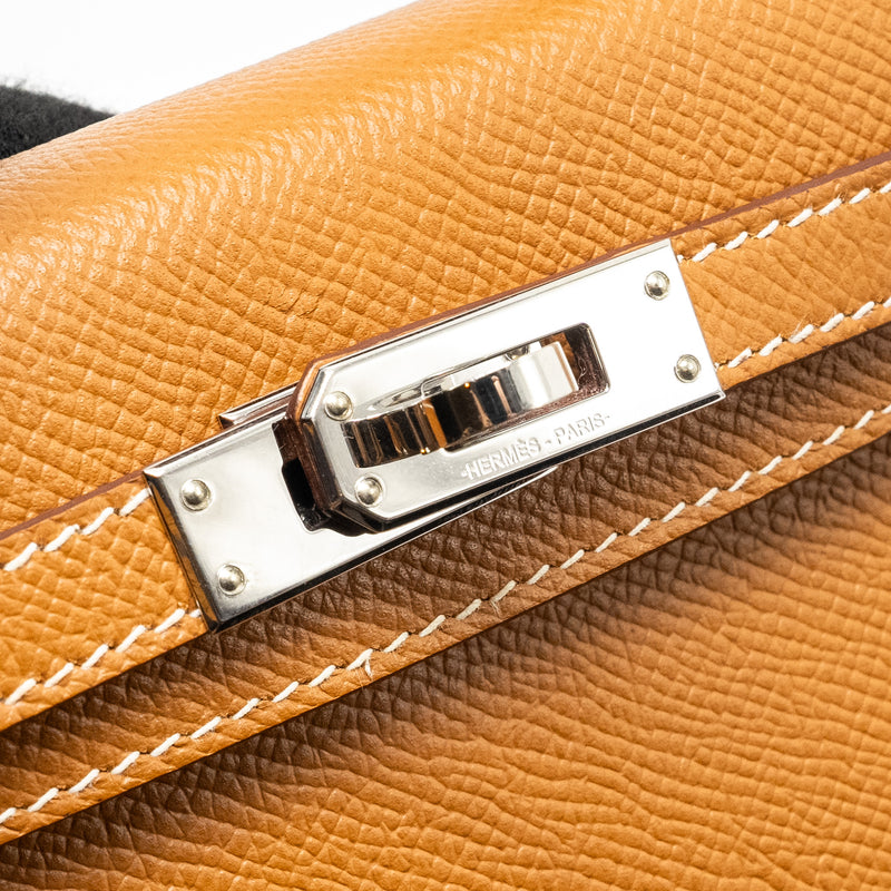 Hermes Mini Kelly II Epsom Gold SHW STAMP U
