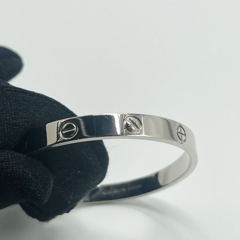 Cartier Size 18 Love Bracelet white gold