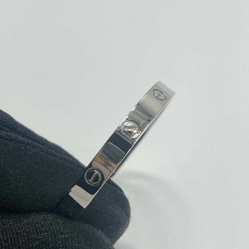 Cartier Size 18 Love Bracelet white gold