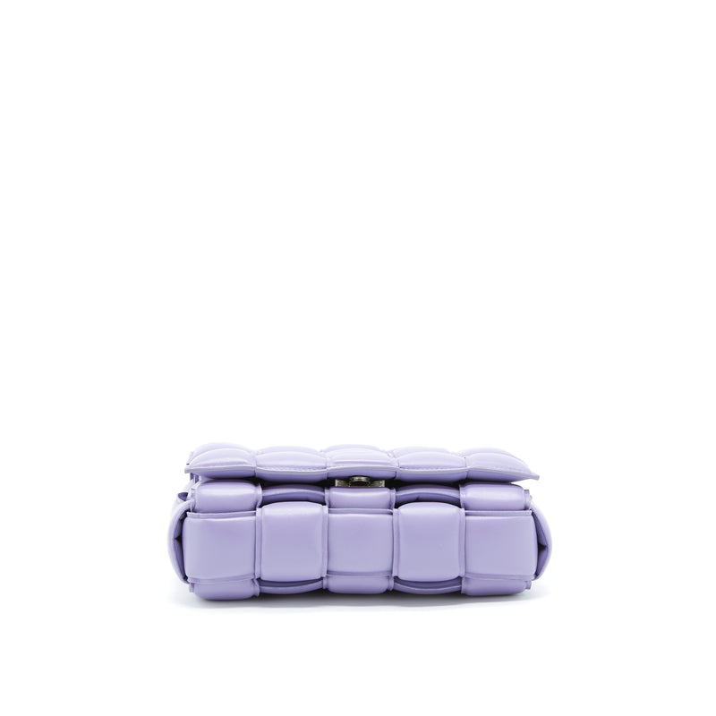 Bottega Veneta padded cassette bag Nappa leather lavender SHW