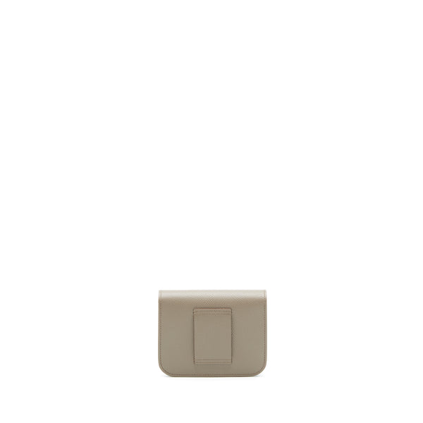 Hermes constance slim epsom leather 8F Gris etain with SHW stamp Z