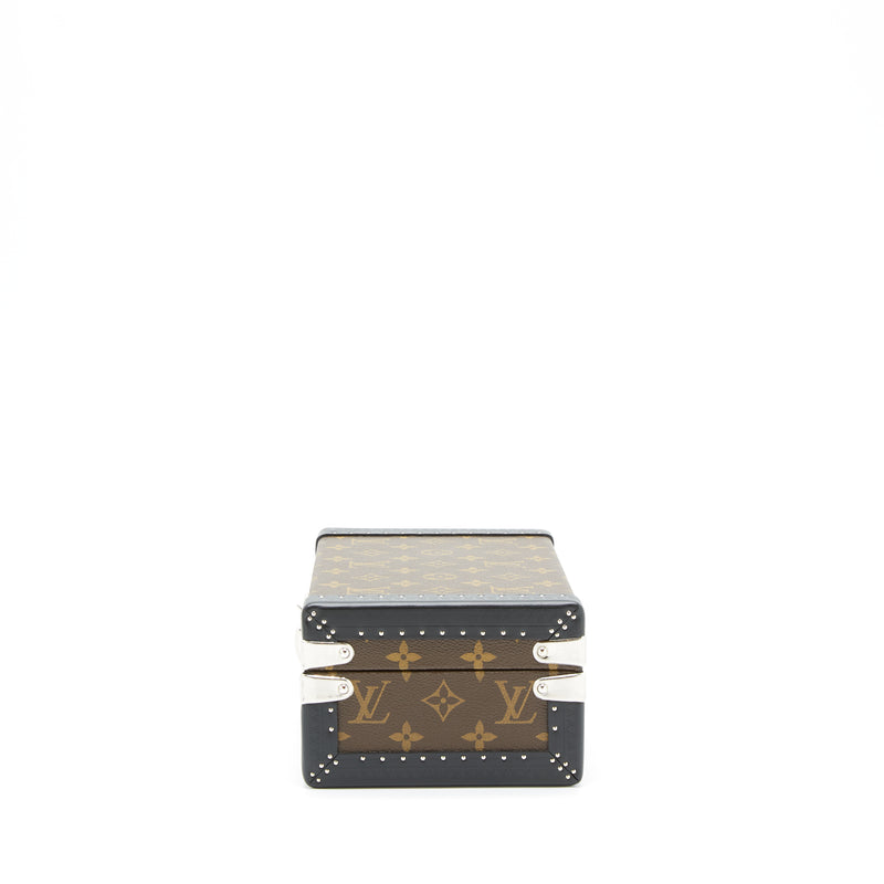 Louis Vuitton cufflinks Trunk box monogram canvas