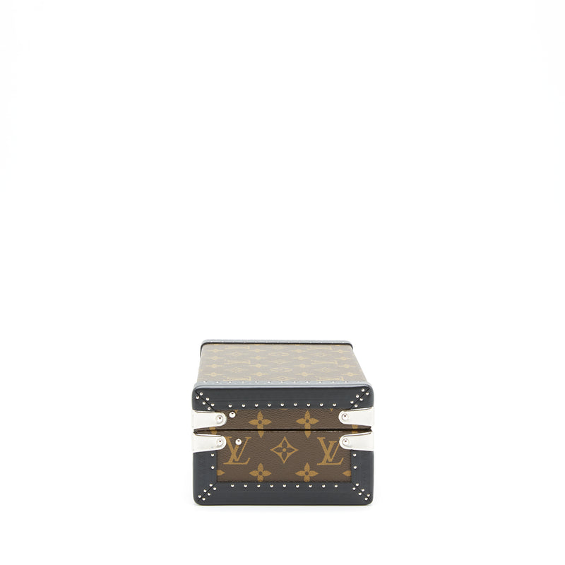 Louis Vuitton cufflinks Trunk box monogram canvas