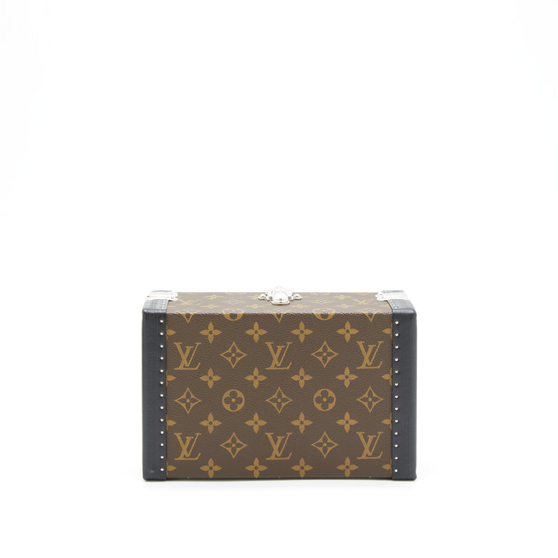 Louis Vuitton cufflinks Trunk box monogram canvas