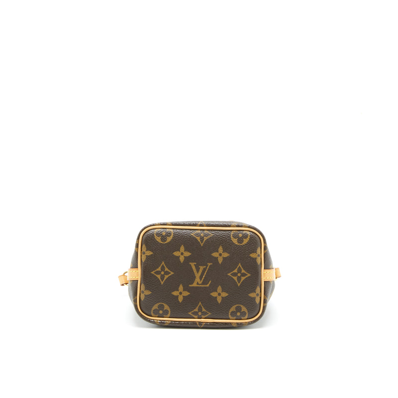 Louis Vuitton Nano Noe Monogram Canvas GHW