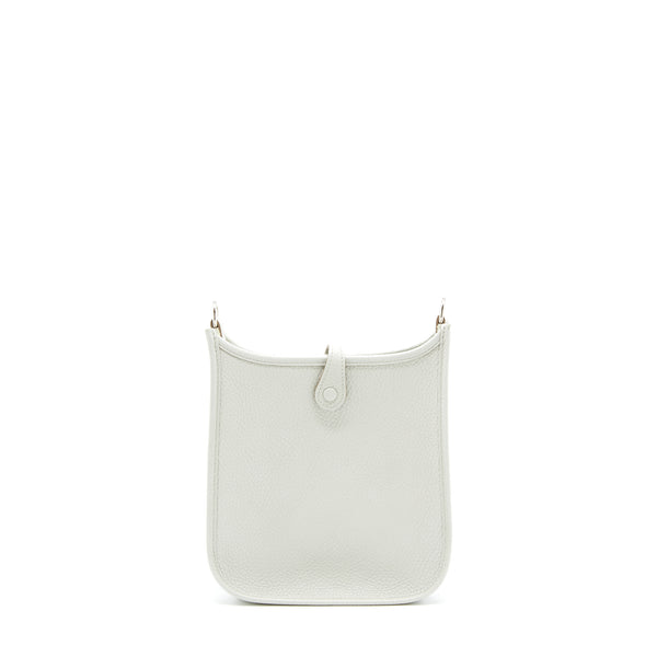 Hermes Mini Evelyne Clemence Gris Perle SHW Stamp C