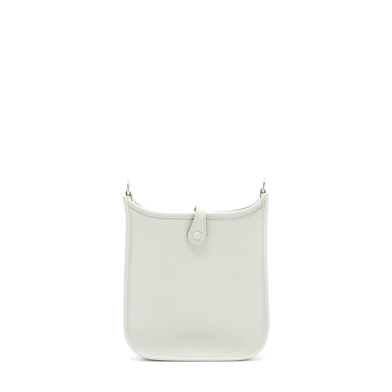 Hermes Mini Evelyne Clemence Gris Perle SHW Stamp C
