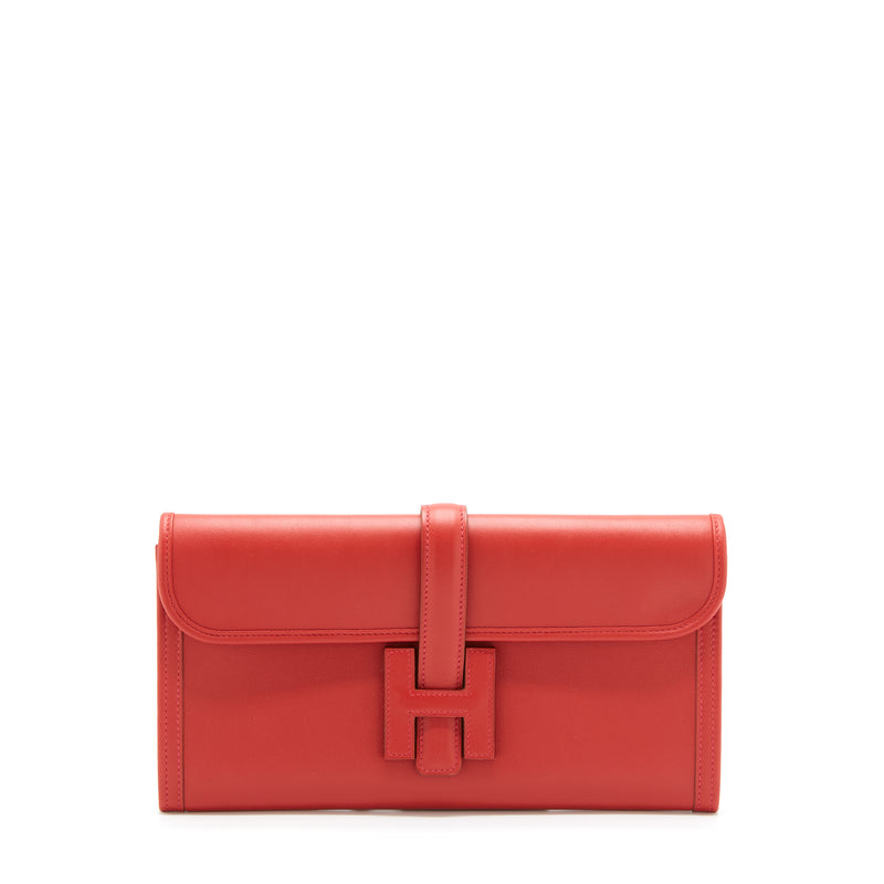 Hermes Jige Elan 29 Rouge Piment Stamp X