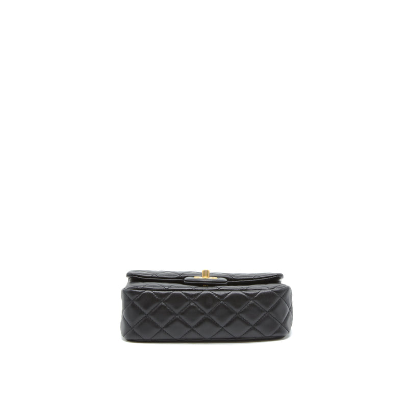 Chanel Timeless classic flap black lambskin GHW