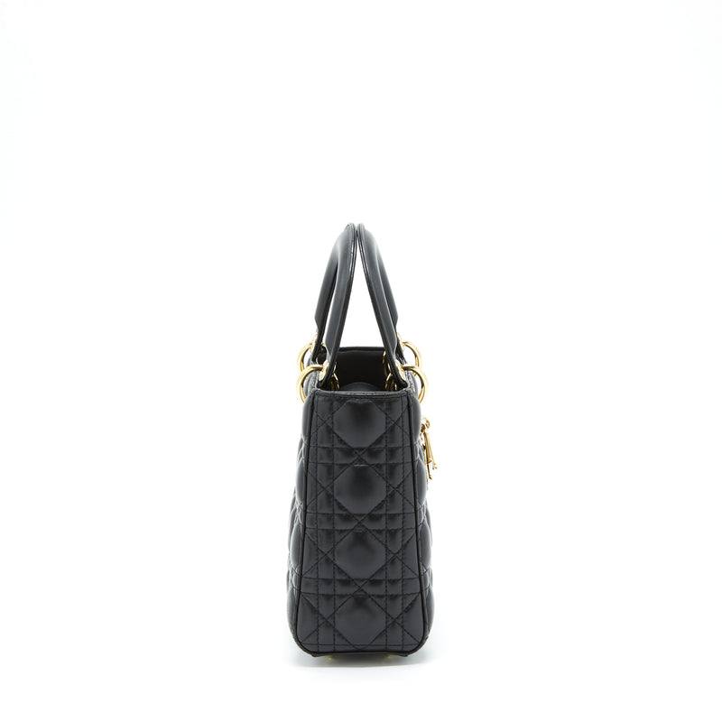 Dior Small Lady Dior Lambskin Black LGHW