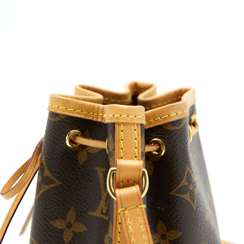 Louis Vuitton Nano Noe Monogram Canvas GHW