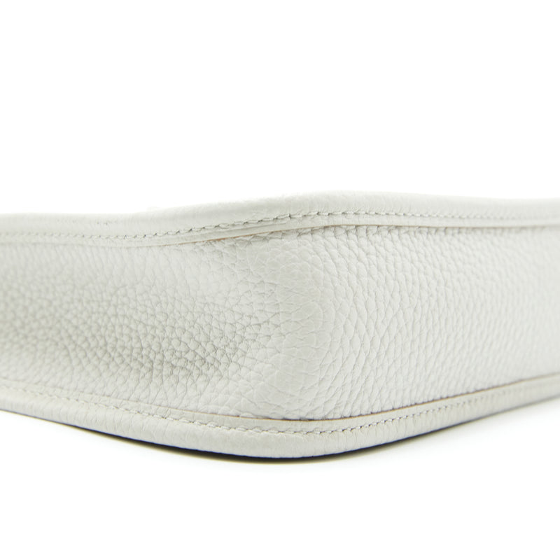 Hermes Mini Evelyne Clemence Gris Perle SHW Stamp C