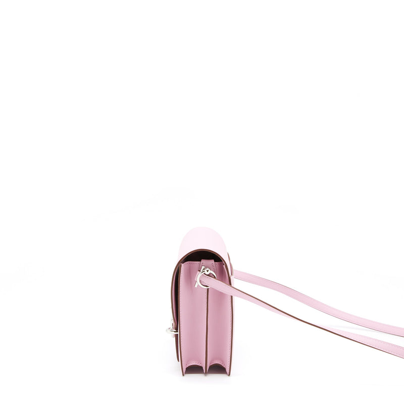 Hermes Mini Roulis Swift Mauve Sylvestre SHW Stamp U