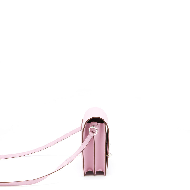 Hermes Mini Roulis Swift Mauve Sylvestre SHW Stamp U
