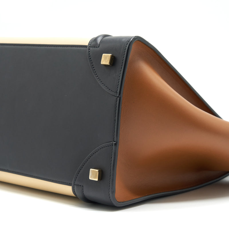 Celine Mini Luggage Bag Calfskin Multicoloured GHW