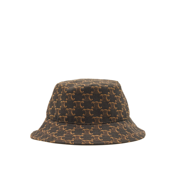 Celine Size 57 BucketHat Brown/Multicolour