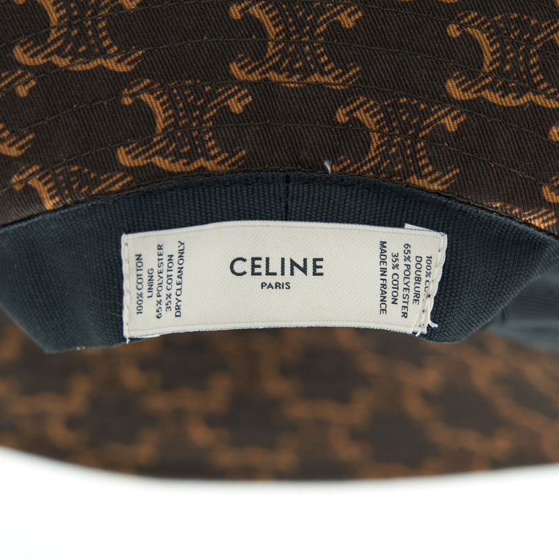 Celine Size 57 BucketHat Brown/Multicolour