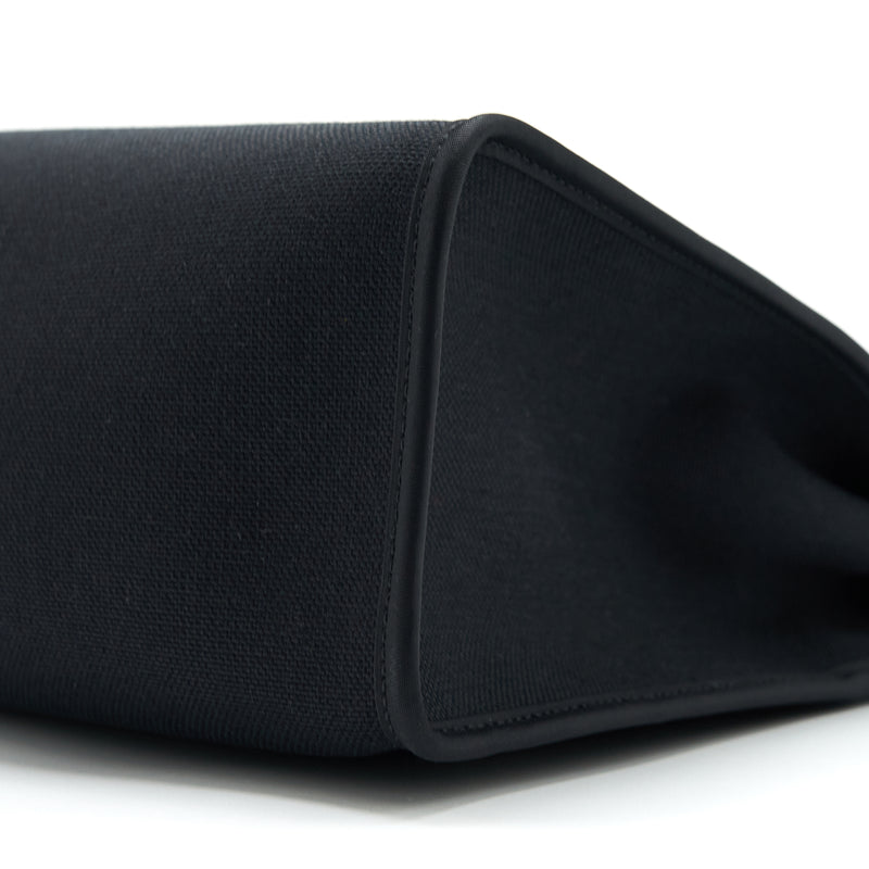 Hermes Herbag Zip 31 Bag Canvas Black SHW Stamp T